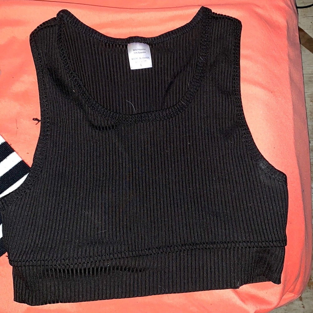 Black Sports Bra